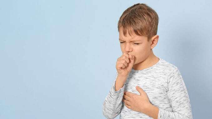 pertussis in a young boy