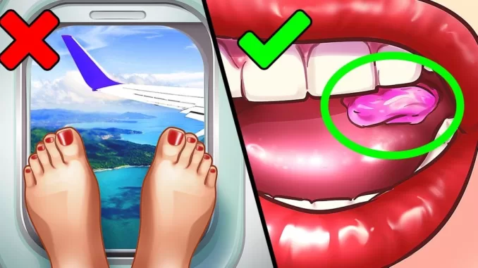 What not to do on an airplane