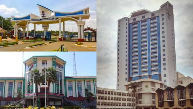 Collage of Major public Universities in Kenya