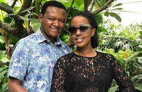 Dr. Alfred Mutua and second wife Lilian