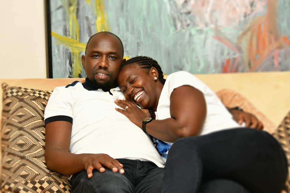 Kipchumba Murkomen and his wife Gladys Wanjiru