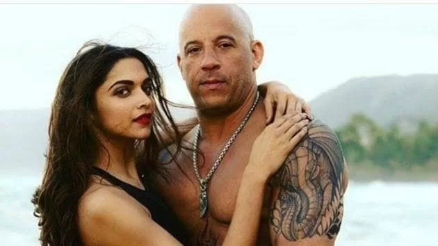 Vin Diesel in a movie