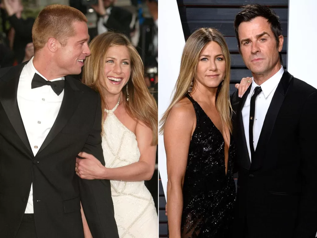 Jennifer Aniston and her ex-husbands