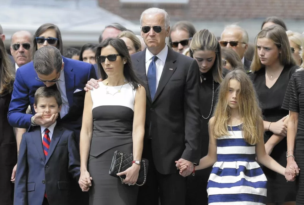Joe Biden in grief over son