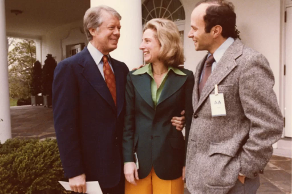 Jimmy Carter with former congresswoman